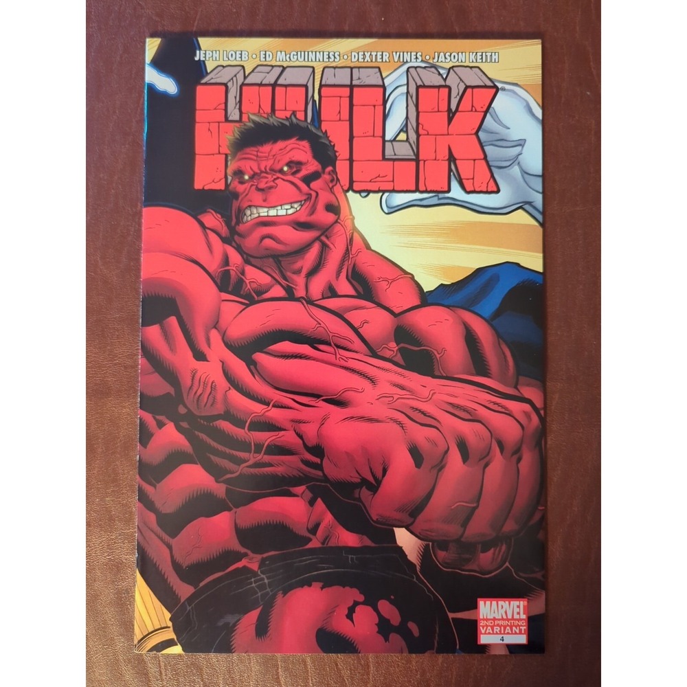 Hulk #4 (2008) 2nd Print Variant | 1st Red Hulk‎ Battle | NM Range | HTF